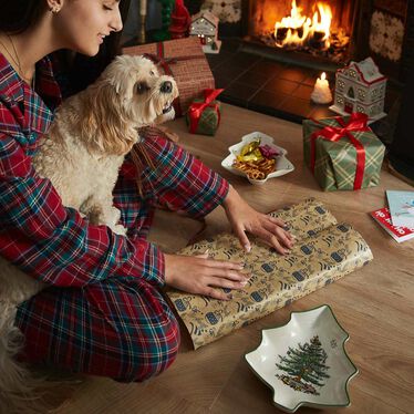 Christmas Tree Shaped Tree Dish